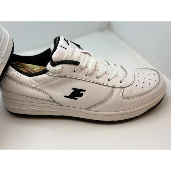 Rare Allen Iverson Reebok I3  Pressure Low Leather Retro Size 11 White And Black main image 5